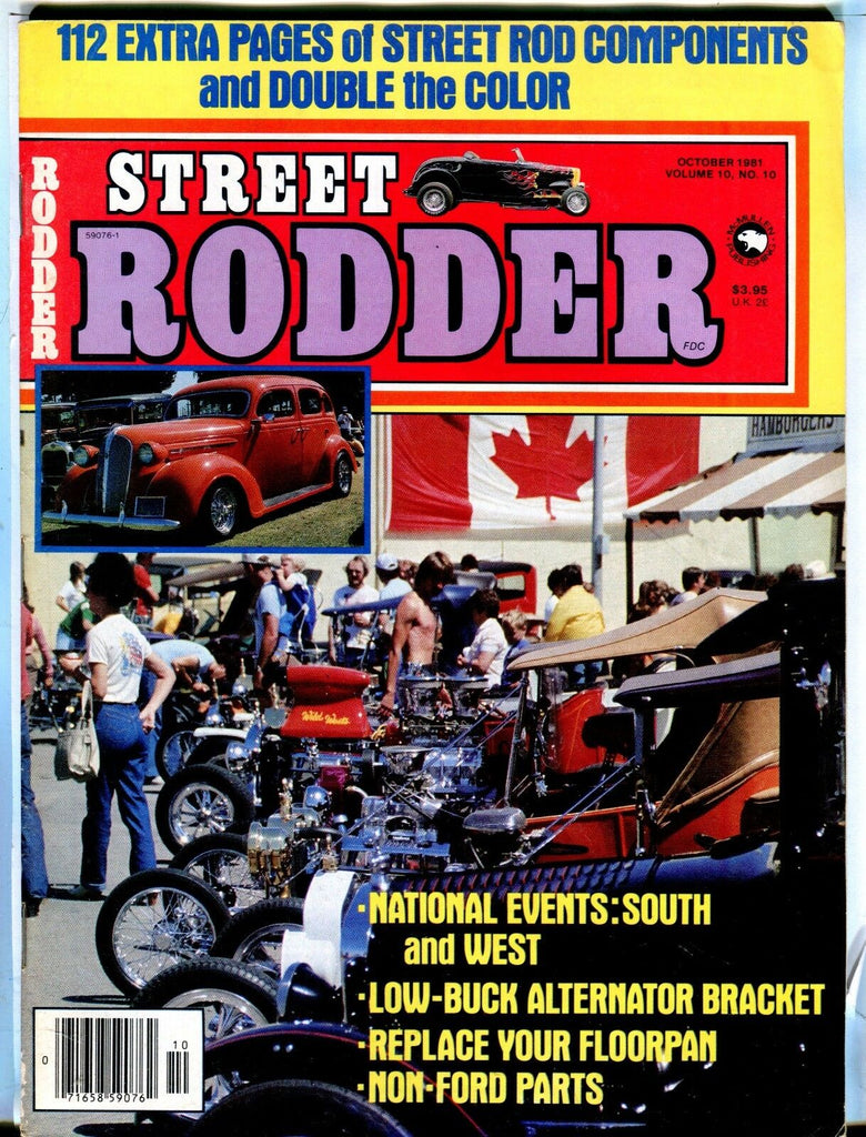Street Rodder Magazine October 1981 Non-Ford Parts EX No ML 022417nonjhe