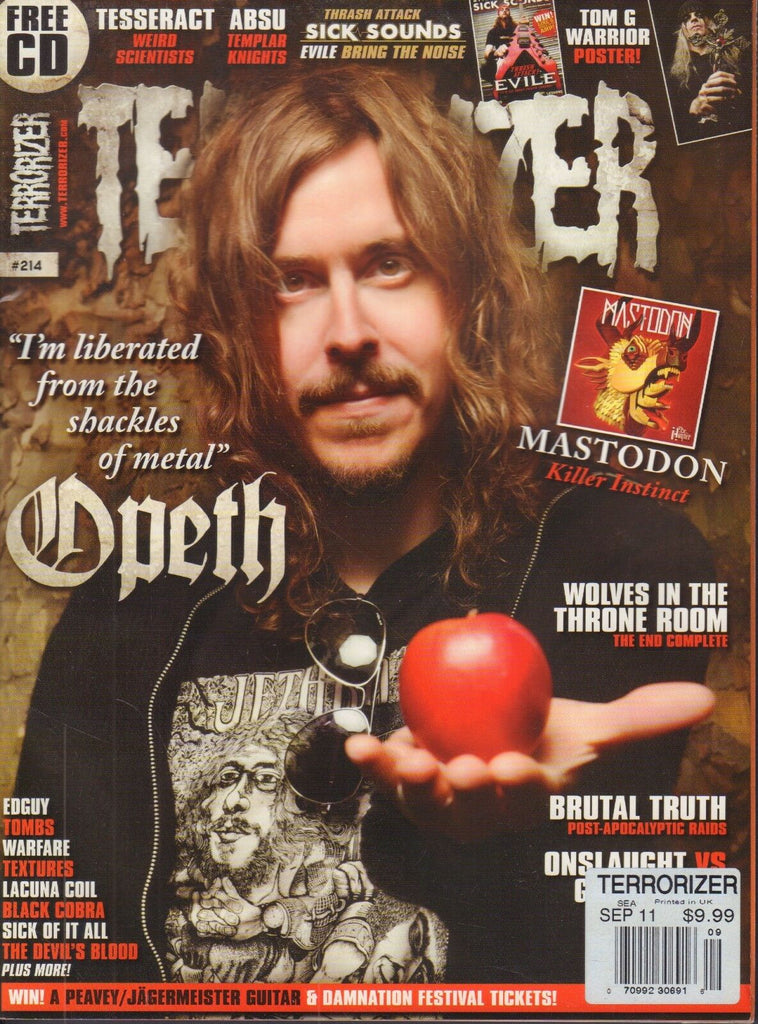 Terrorizer September 2011 Opeth Mastodon Edguy 020818DBE