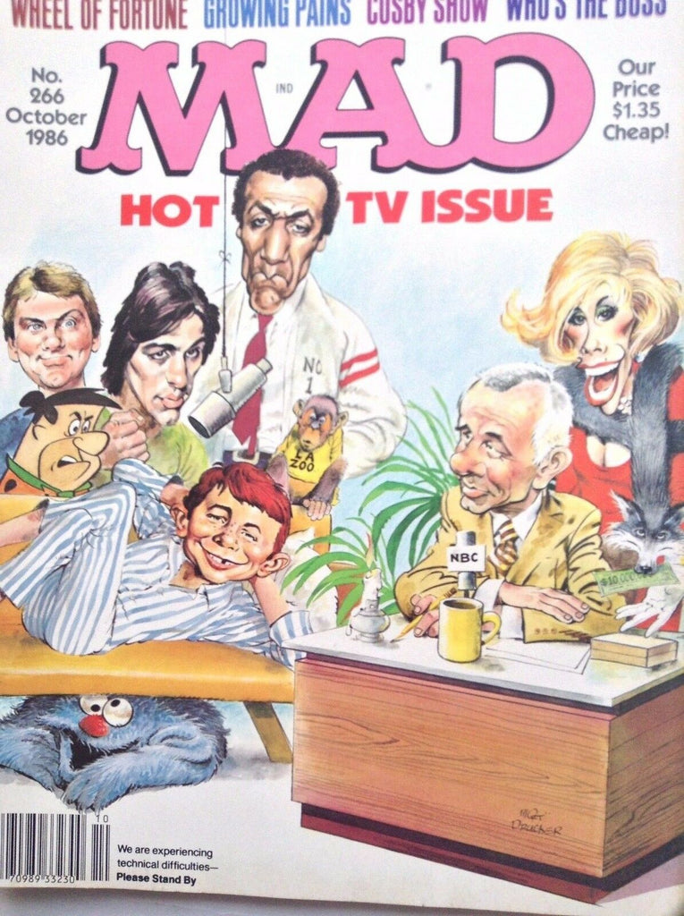 Mad Magazine Bill Cosby The Flinstones October 1986 101917nonrh