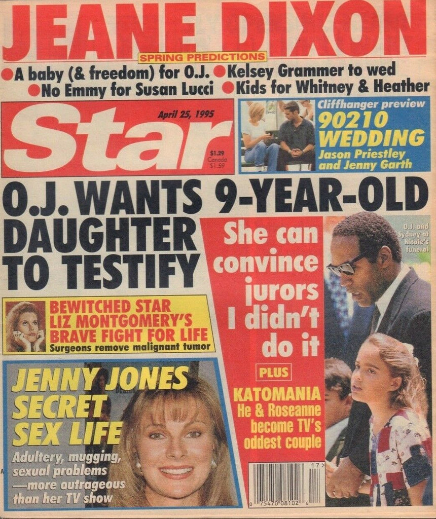 Star April 25 1995 O.J. Simpson Jenny Jones Jeane Dixon 020119DBE