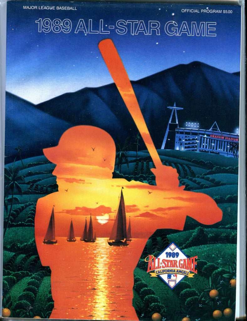 Major League Baseball 1989 All-Star Game Official Program EX 060117nonjhe
