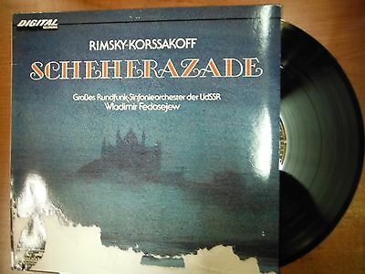 33 RPM Vinyl Nikolai Rimsky Korssakoff Scheherazade Melodia Records Ster021615SM