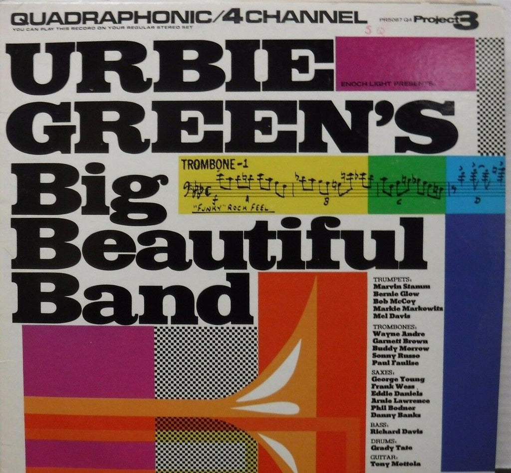 Urbie Green's Big Beauitful Band 33RPM PR5084Q4 011617LLE