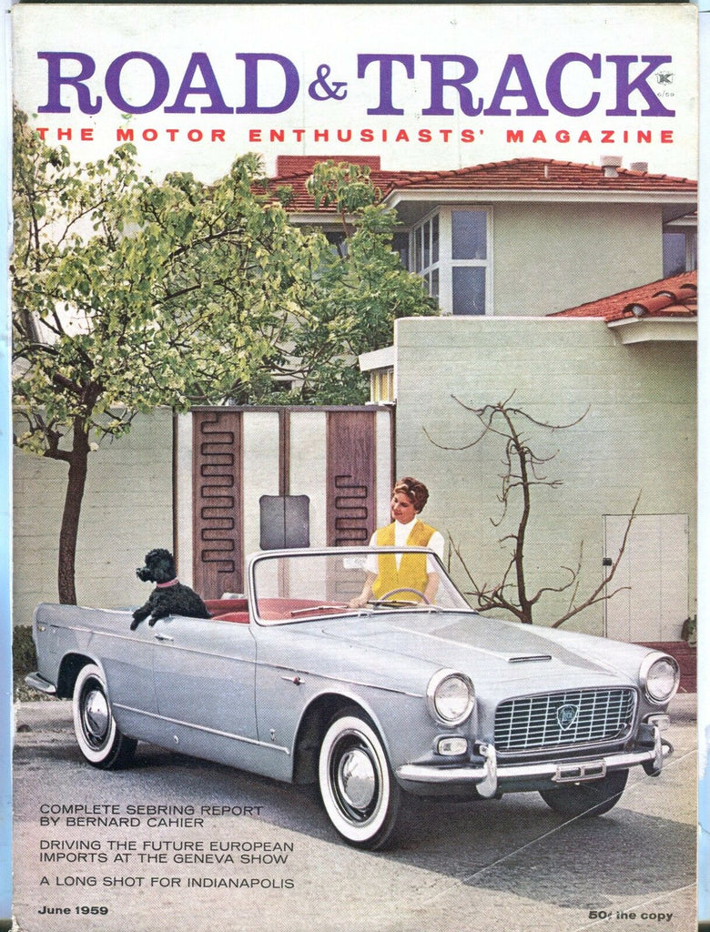 Road & Track Magazine June 1959 Sebring Bernard Cahier VG No ML 031617nonjhe