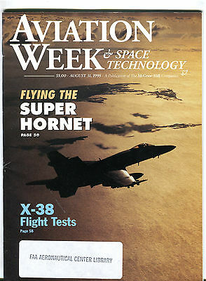 Aviation Week & Space Technology Magazine August 31 1998 EX FAA 031116jhe