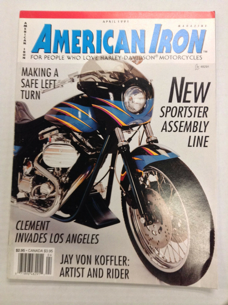 American Iron Magazine Sportster Assembly Line April 1991 031017NONRH