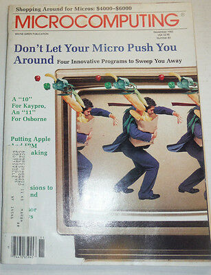 Kilobaud Microcomputing Magazine Apple And IBM November 1983 120414R2