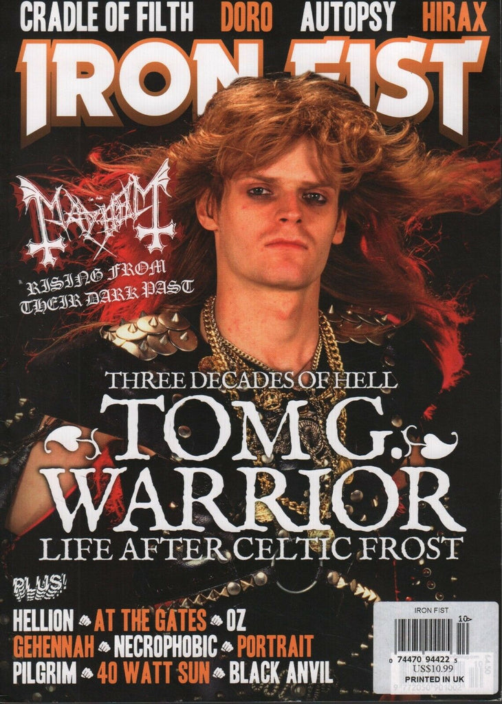 Iron First #10 Tomg Warrior Hellion At The Gates Necrophobic 040518DBE