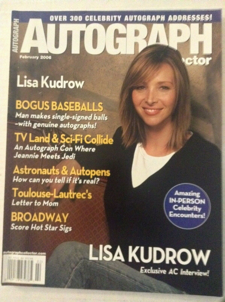Autograph Actor Magazine Lisa Kudrow Bogus Baseballs February 2006 040319nonrh