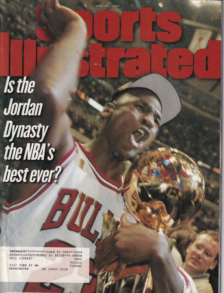 Sports Illustrated Michael Jordan Dynasty June 23, 1997 041019nonr 