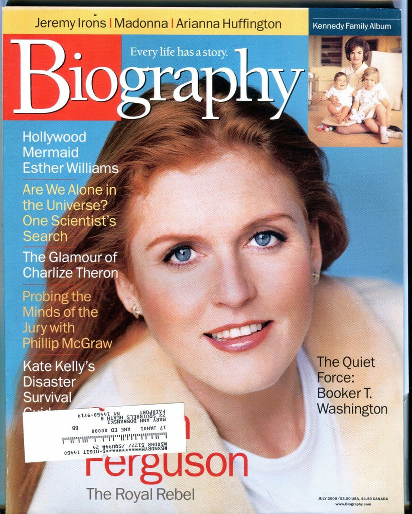 Biography Magazine July 2000 Sarah Ferguson EX w/ML 030817nonjhe