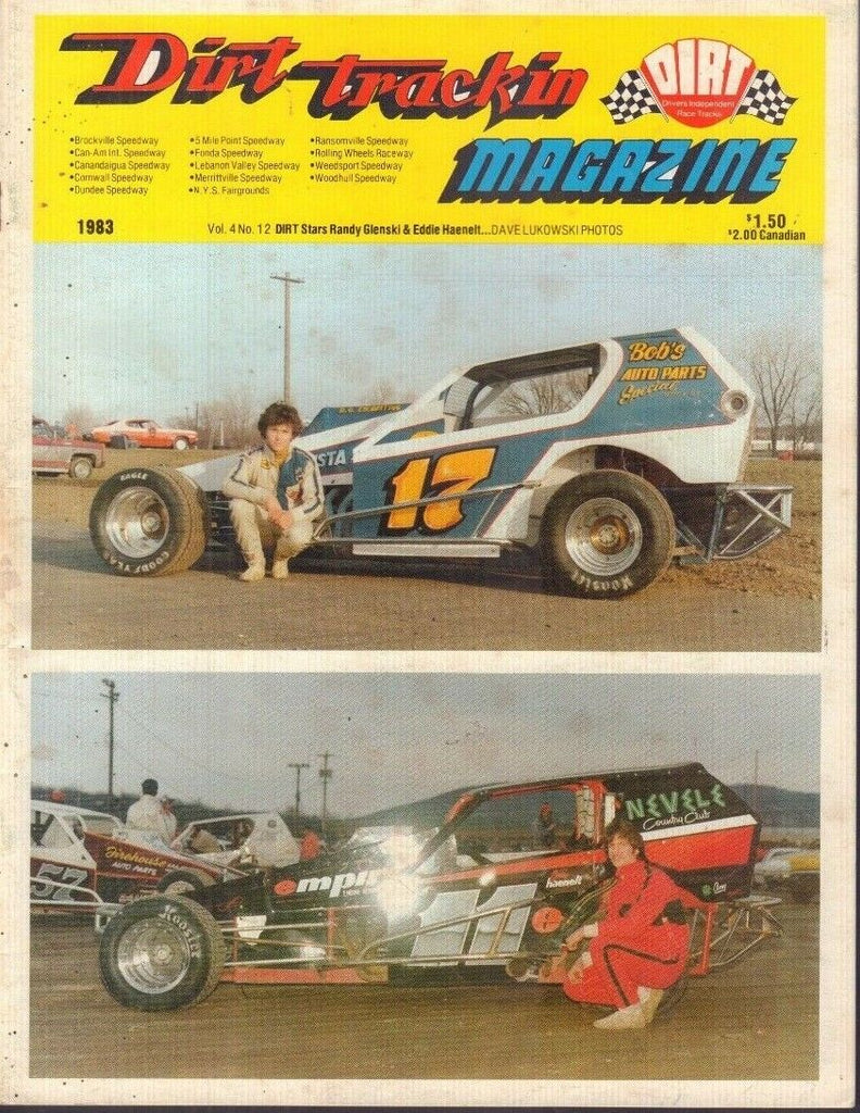 Dirt Trackin Magazine Randy Glenski & Eddie Haenelt Vol.4 No.12 050118nonr