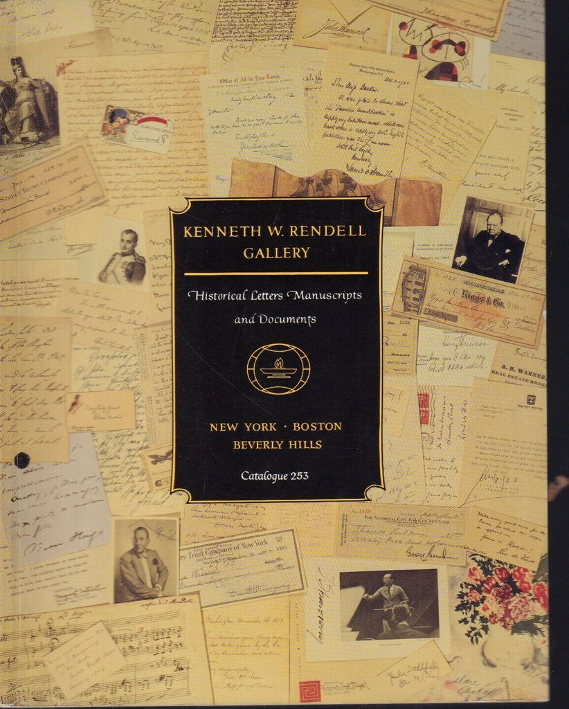 Kenneth W. Rendell Gallery Catalogue 253 Historical Letters 083018AME