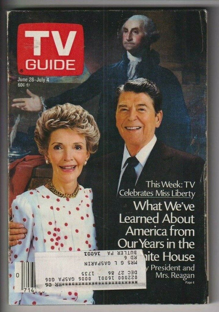 Tv Guide Mag Ronald Reagan & Nancy Reagan June/July 1986 110119nonr