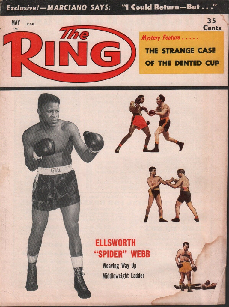The Ring May 1957 Ellsworth Webb Rocky Marciano 080818DBE