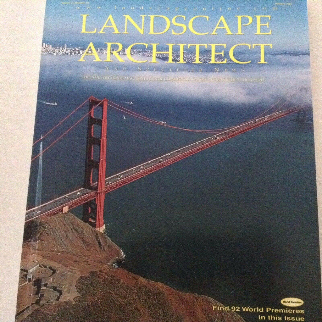 Landscape Architect Magazine 92 World Premieres October 2007 070817nonrh2