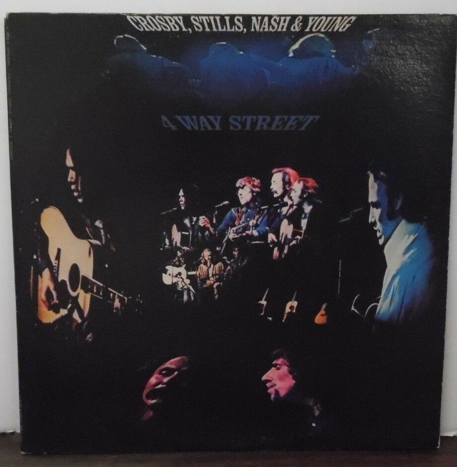 Crosby Stills Nash & Young 4 way street two-record set SD 2-902 080518LLE
