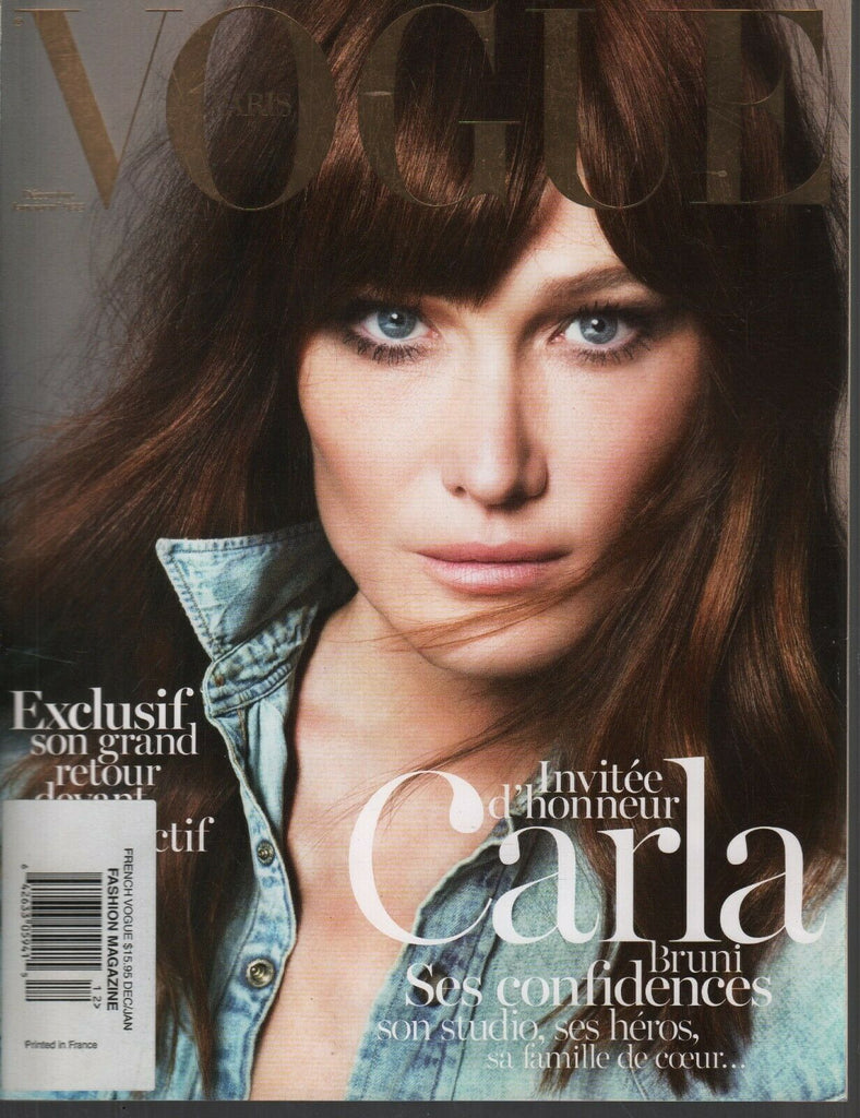 Vogue Paris Dec 2012/Jan 2013 Carol Bruni 081519AME