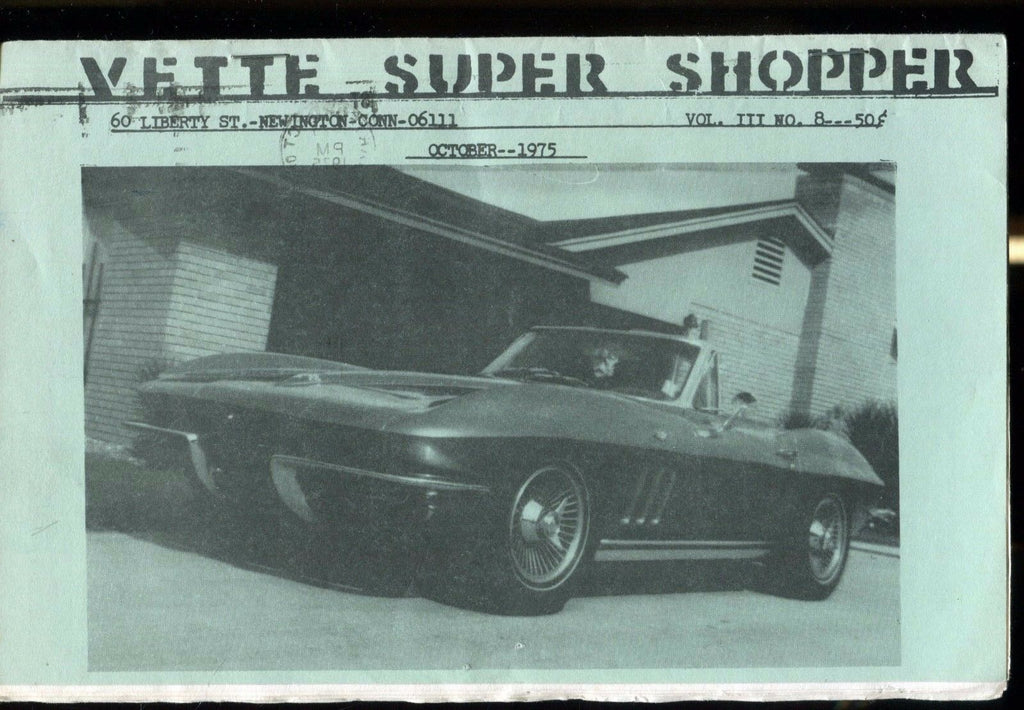 Vette Super Shopper Corvette October 1975 EX 030117nonjhe