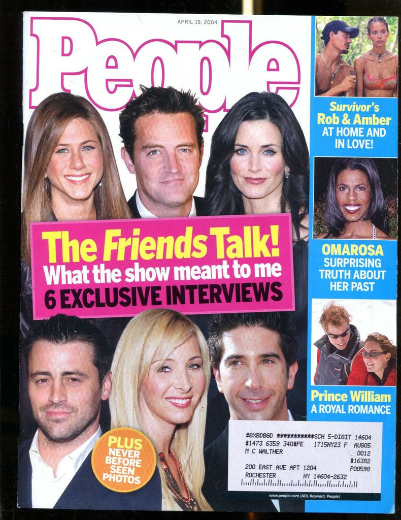People Magazine April 19 2004 Friends EX w/ML 122816jhe