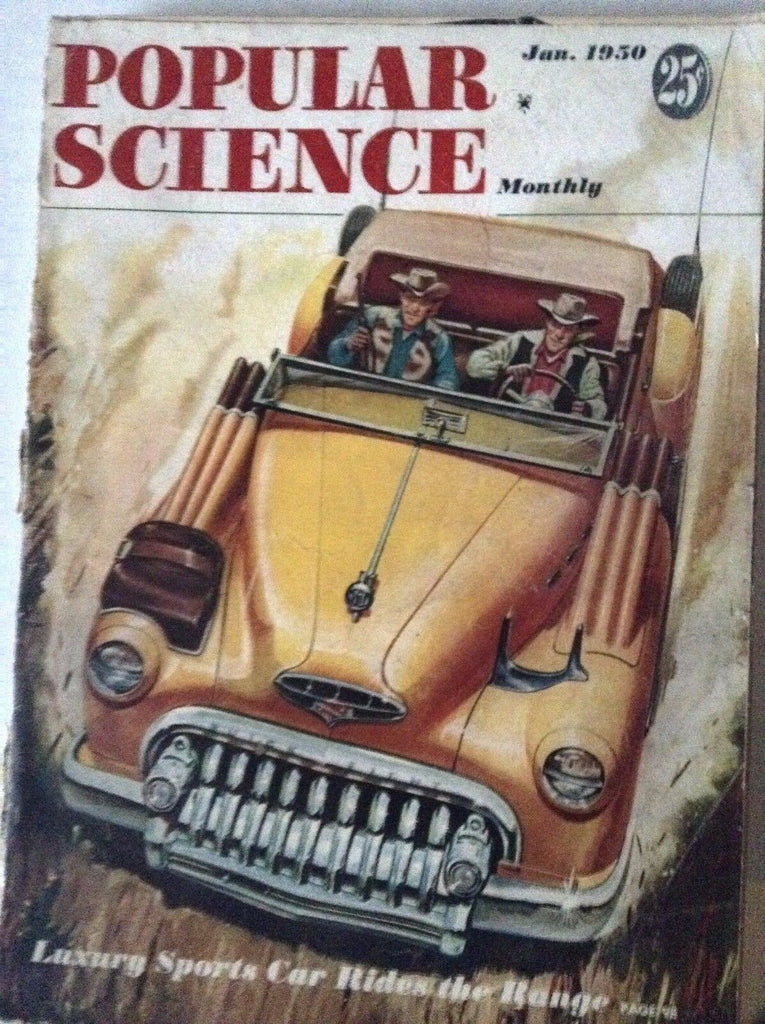 Popular Science Magazine Luxury Sports Cars Rides Range January 1950 081917nonrh