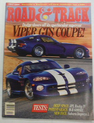 Road & Track Magazine Viper GTS Coupe April 1993 NO ML 060515R2