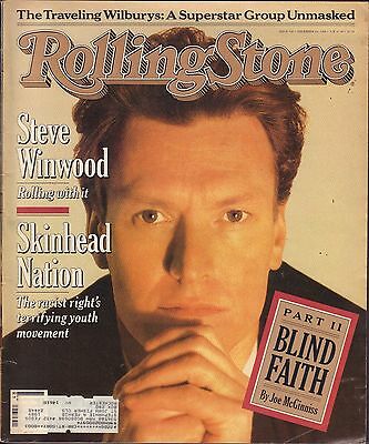 Rolling Stone December 1 1988 Steve Winwood, Joe McGinniss w/ML VG 082916DBE