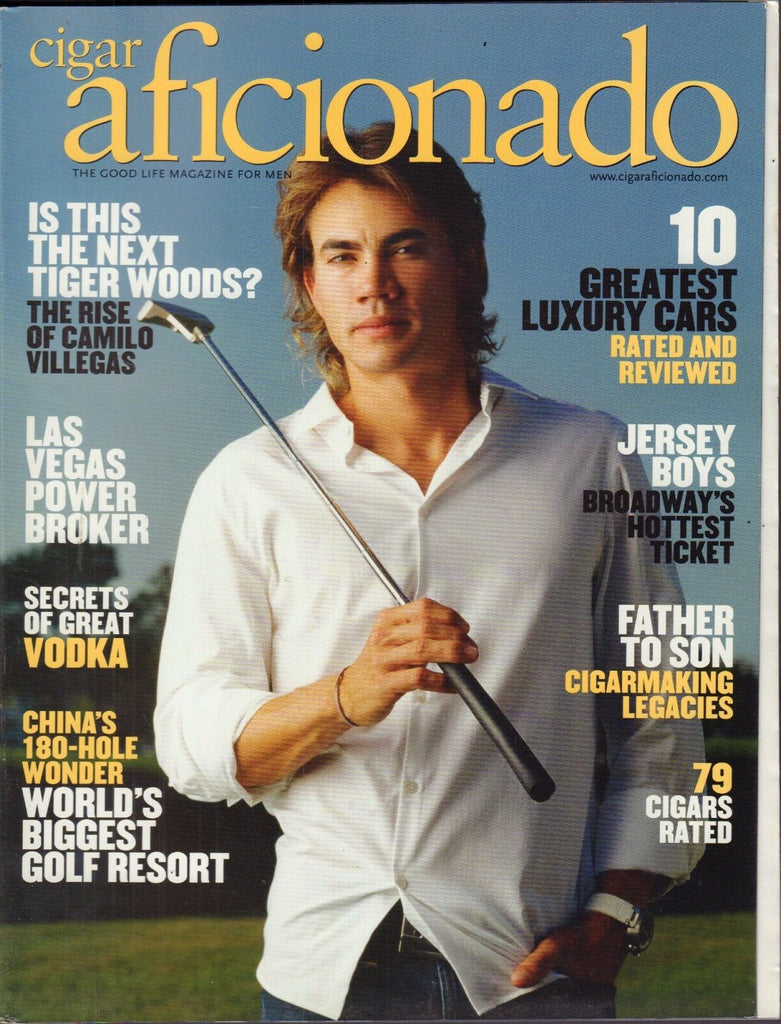 Cigar Aficionado August 2006 Camilo Villegas Vg 010317DBE