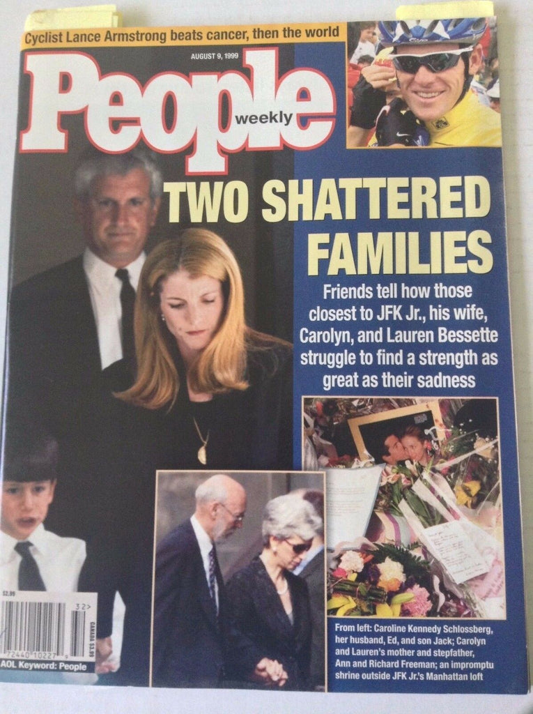 People Magazine JFK Jr. His Wife Carolyn August 9, 1999 051117nonrh