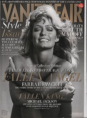 Vanity Fair September 2009 Farrah Fawcett, Michael Jackson EX 122815DBE