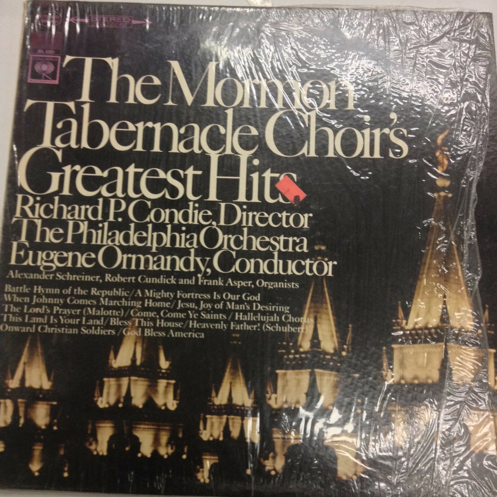 The Morman Tabernacle Choir's Greatest Hits MS6951 33RPM Record W/SW 031717RR
