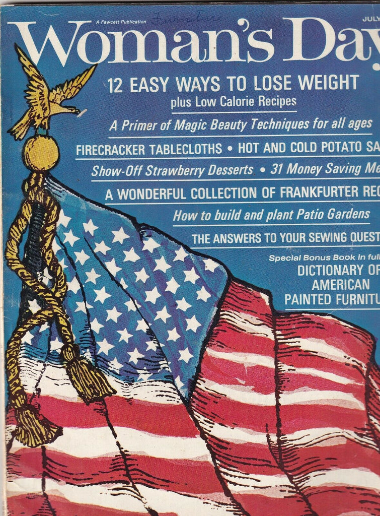 Woman's Day Magazine 12 Easy Ways To Lose Weight July 1966 070819nonr