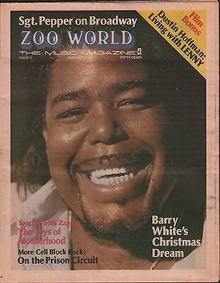 Zoo World Magazine No.75 January 2 1975 Barry White EX 120215DBE2