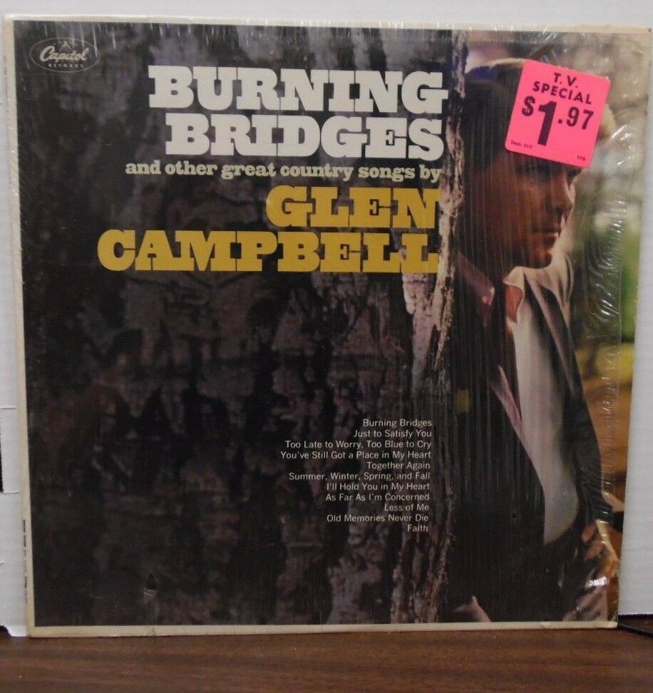 Burning Bridges Glen Campbell 33RPM SY-4653 100116LLE#2