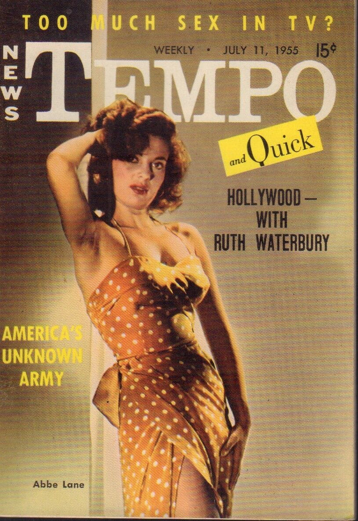 News Tempo & Quick July 11 1955 Abbe Lane Cheesecake Pin Up 091218AME2