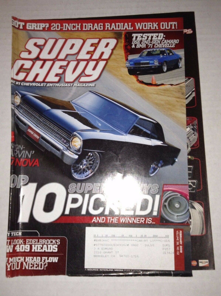 Super Chevy Magazine Chevy Nova February 2009 030417NONRH