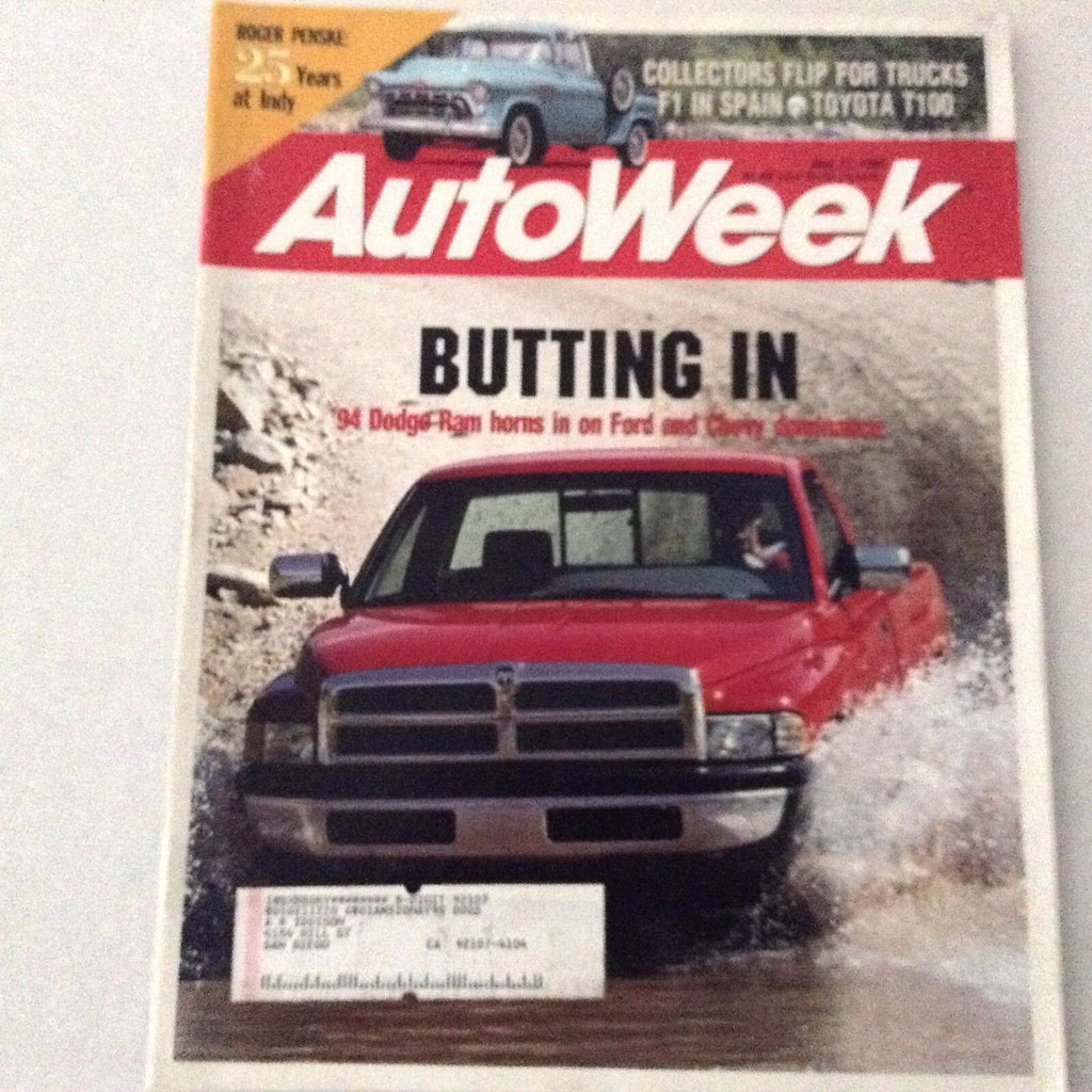 AutoWeek Magazine '94 Dodge Ram F1 In Spain May 17, 1993 061417nonrh2