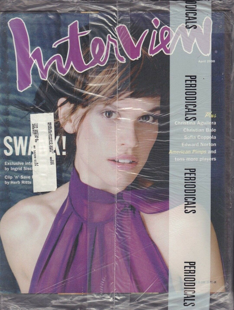 Interview April 2000 Hillary Swank Ingrid Sischy Herb Ritts 010719DBE
