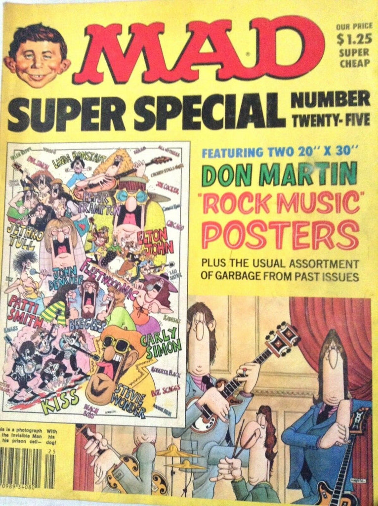 Mad Magazine Rock Music Laughs No.25 1978 081917nonrh