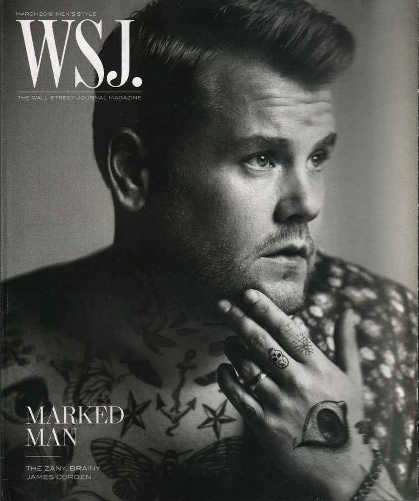 WSJ Wall Street Journal Men's Style Magazine March 2016 James Cordon 031620AME