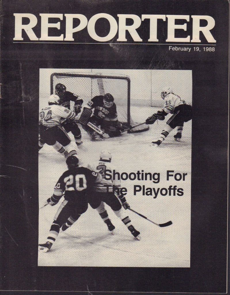 Reporter Magazine February 19 1988 Hockey RIT 101917nonjhe