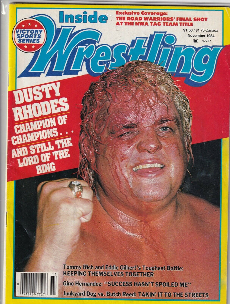 Inside Wrestling Dusty Rhodes Tommy Rich Eddie Gilbert November 1984 062219nonr