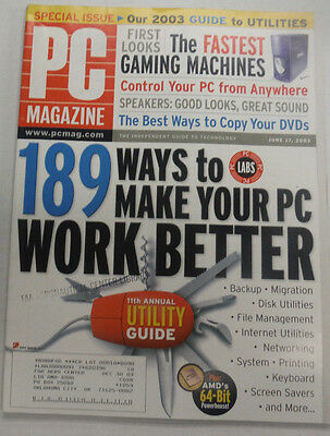 PC Magazine 189 Ways To Make Your PC Work Better June 2003 FAL 061715R2