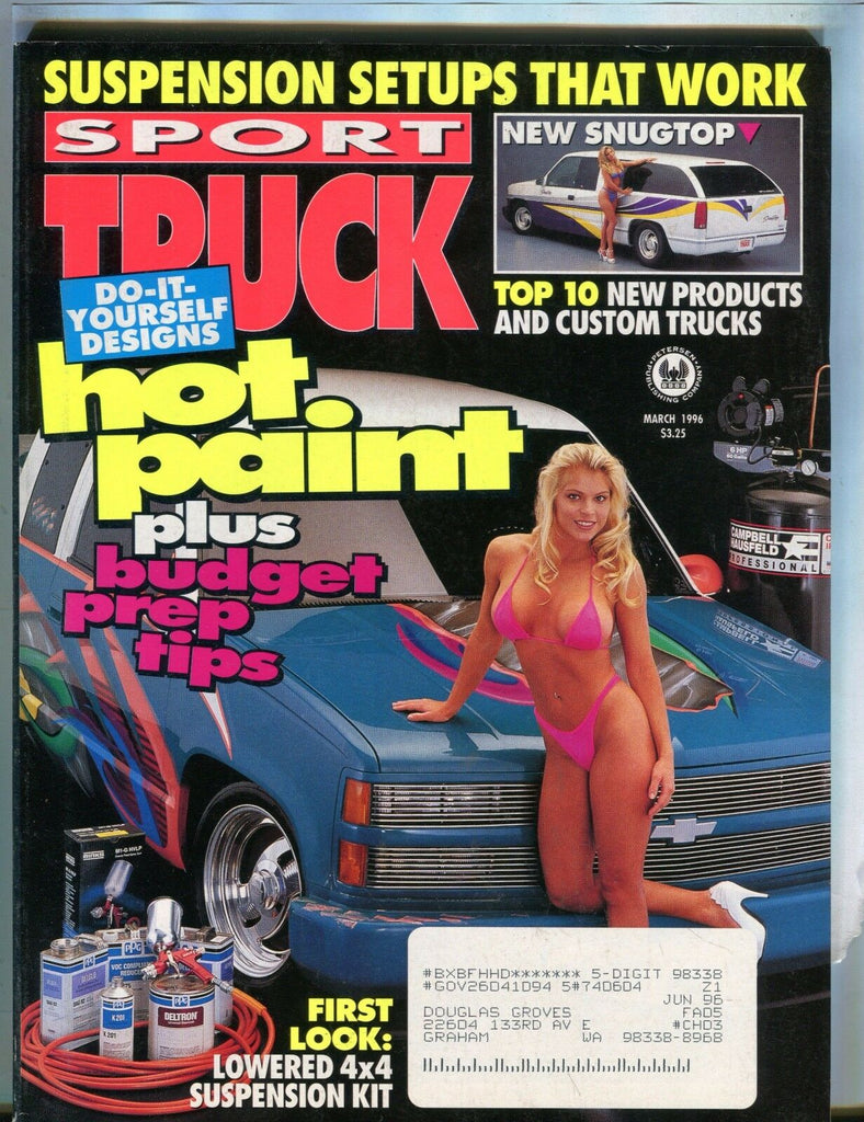 Sport Truck Magazine March 1996 Hot Paint EX w/ML 042017nonjhe
