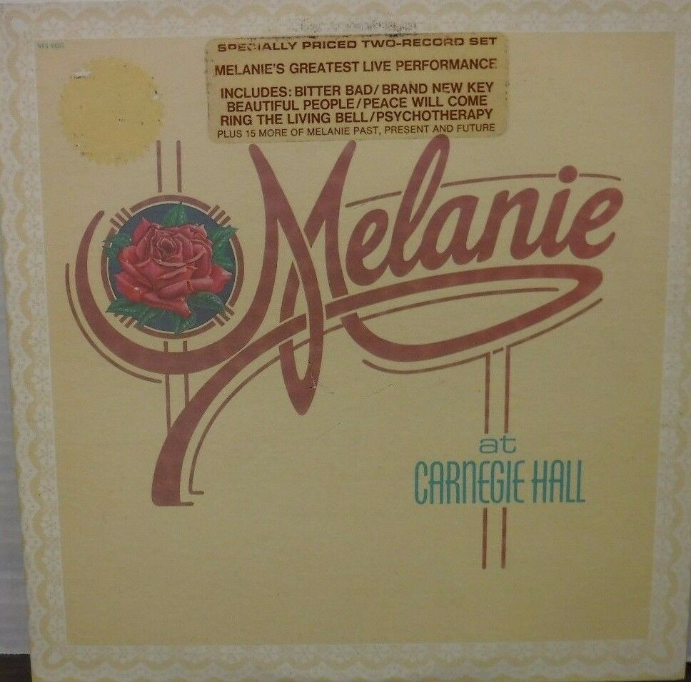 Melanie at Carnegie Hall 2-record set 1973 NRS-49001 121016LLE