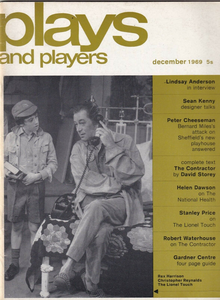 Plays And Players Lindsay Anderson Sean Kenny December 1969 081419nonr