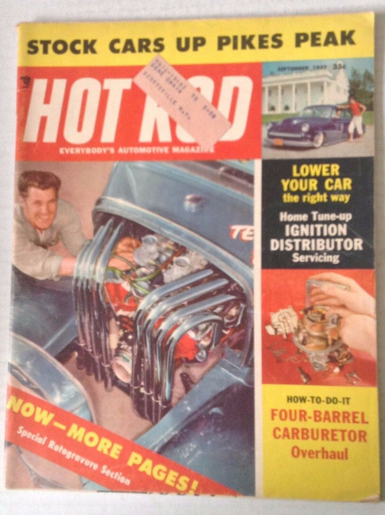 Hot Rod Magazine Four Barrel Carb Overhaul September 1957 042517nonrh