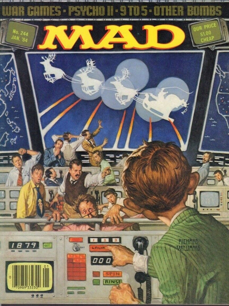 Mad Magazine January 1984 War Games Psycho 2 011519DBE