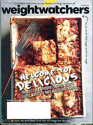Weightwatchers Magazine January/February 2015 Delicious EX 042216jhe