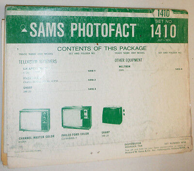 Sams Photofact Magazine Channel Master 6128A Weltron No.1410 July 1974 022415r